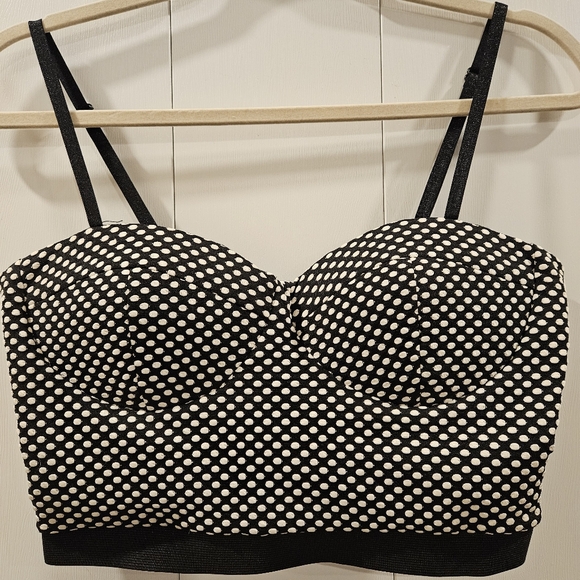 Bustier Crop Top Sans Souci szM - Picture 2 of 6